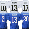 Alex MORGAN Lady Home White Away Blue Shirt