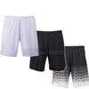 Gradient Black and White Soccer Shorts